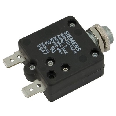 Circuit Breaker, Panel Mount, 8A, 115v :