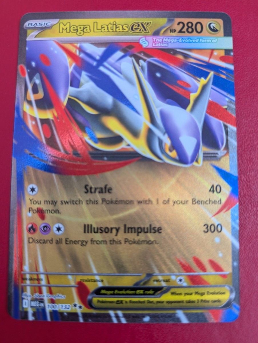 Mega Latias ex 100/132 Pokemon Card Mega Evolution Near Mint | eBay UK