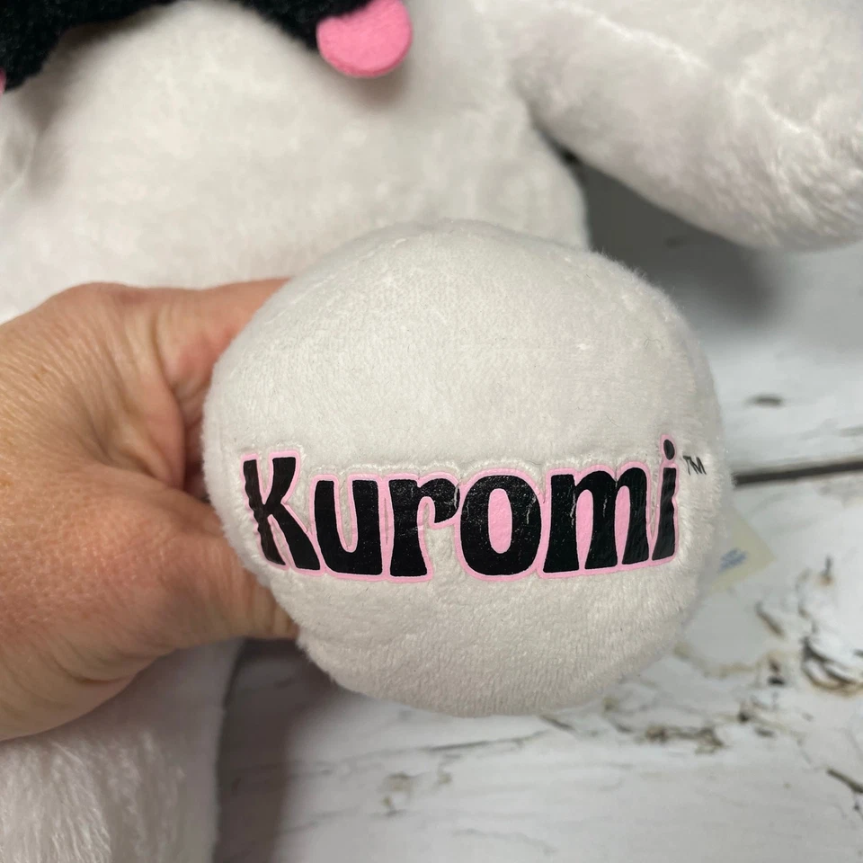 Build A Bear Kuromi Plush Toy Hello Kitty Friends Sanrio Black Pink 2023 - 18” - Image 4 of 4