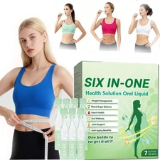 6-in-1 SIX-in-ONE Health Solution Oral Liquid, Advanced Body Care Liquids Drops