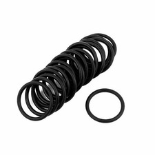 20Pcs 20x1.9mm Rubber O-rings   Heat Resistant Sealing Ring Grommets Black?KD *a