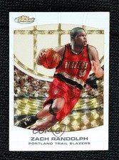 2005-06 Topps Finest White Framed Superfractor 1/1 Zach Randolph #42 0d7v