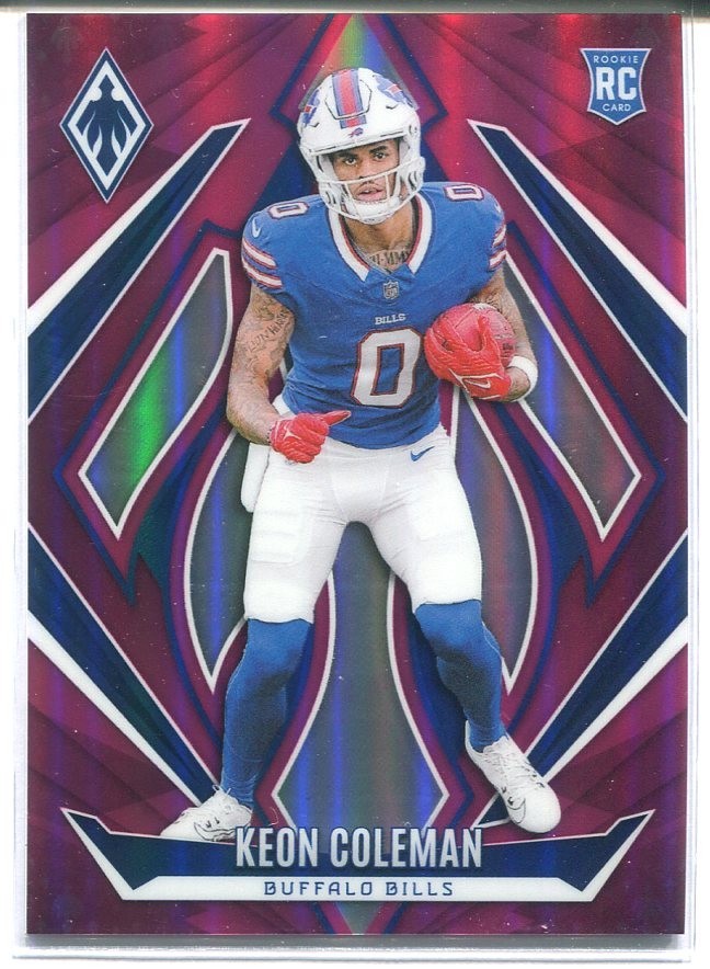 2024 PANINI PHOENIX RC #213 KEON COLEMAN PINK 35/40