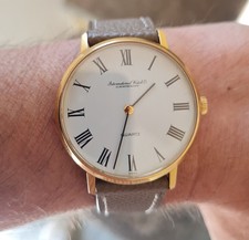 IWC Schaffhausen Portofino Watch 3031 Quartz Date Mens 35mm Swiss Made
