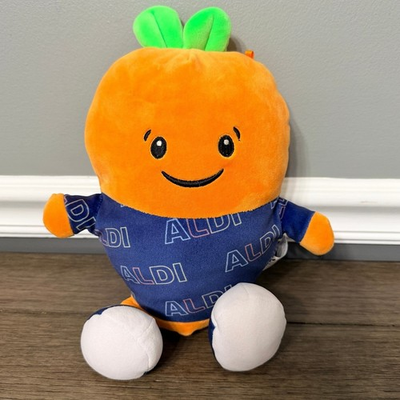 #ad Aldi Play Produce Crew Kevin the Carrot Plush $15.00