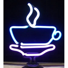 Neonetics 4COFFE Coffee Cup Neon Sculpture