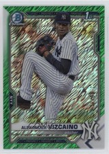 2021 Bowman Chrome Green Shimmer Refractor 32/99 Alexander Vizcaino 0hc0