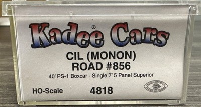 Kadee Cars HO Scale #4818 40  PS-1 Boxcar CIL (Monon) #856 NIB