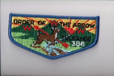 Lodge 386 Tuckahoe OA flap (B)