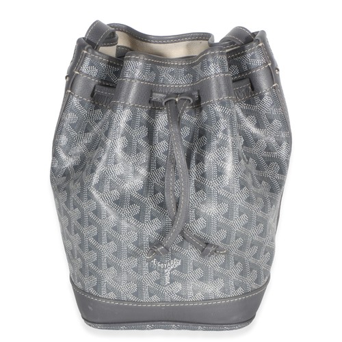 Goyard Grey Goyardine Canvas Petit Flot Bucket Bag