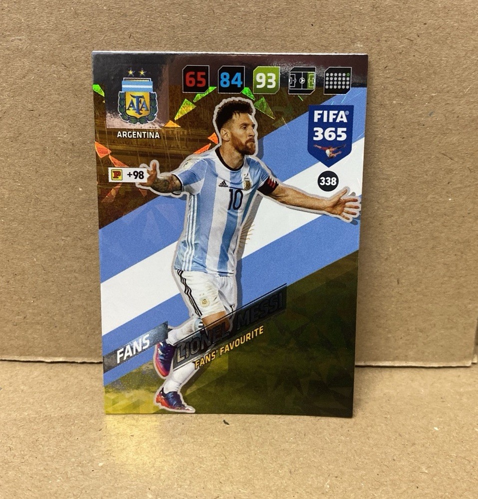 PANINI ADRENALYN XL FIFA 365 2018 LIONEL MESSI FANS' FAVOURITE NO