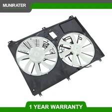 Dual Radiator Cooling Fan Assembly 167110P230 For 2014-2019 Toyota Highlander