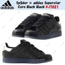 Size 6.5 - Sp5der x adidas Superstar Black for sale online | eBay