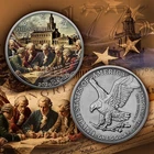 2026 American Silver Eagle American Independence Antiqued & Colored