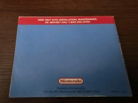 ORIGINAL Nintendo NES KIRBY'S ADVENTURE Instruction Booklet Manual Book only