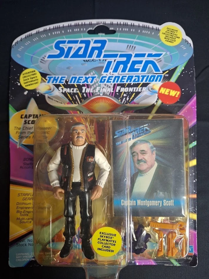 Lote Figuras de Acción Star Trek 1993 1994 1995 Playmates Klingon, Scott, Chang Foto 4 de 4