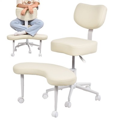 Cross Legged Office Chair, Ergonomic Cloud Criss Cross Desk Chair, Meditation