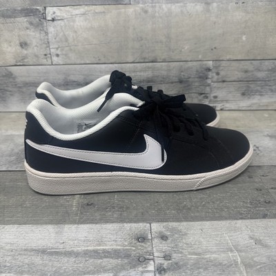 Nike Court Royale Men s Size 11.5 - Black White Sneakers 749747-010 Panda