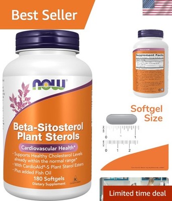 Supplements: Beta-Sitosterol Plant Sterols with Fish Oil 180 Softgels