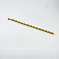 Vintage Hero Crochet Hook Size F Made in Germany Gold