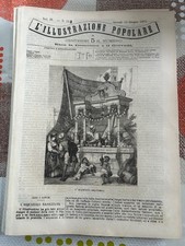 L'Illustrazione Popolare 13 1871 Acquaiolo Napoletano Jeddo Pio IX INCISIONI