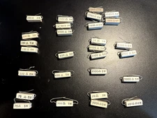 Vintage Workman 5W Ceramic Wire-Wound Resistors [30 pcs!] – 75Ω to 6000Ω TESTED!