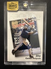 2016 Topps Archives Signature Series Carlos Delgado 1/1 Auto