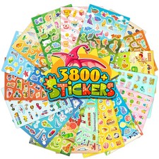 Stickers for Kids, 3800 PCS Cute Stickers for Toddlers 18 Themes Bulk Sticker