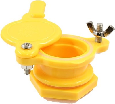 Honey Gate Valve,Bee Bottling Equipment Valve, Plastic Yellow 
