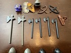 Vintage LEGO Castle Minifigure Lot w/ Knights, Weapons & Accessories — photo 4