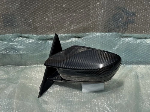 2021-2024 BMW M3 M4 LEFT CARBON FIBER MIRROR W/CAMERA W/BLIND SPOT OEM 9-PIN