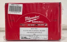 100 PK Milwaukee 48-01-7021 6" 5-TPI The AX SawZall Blades