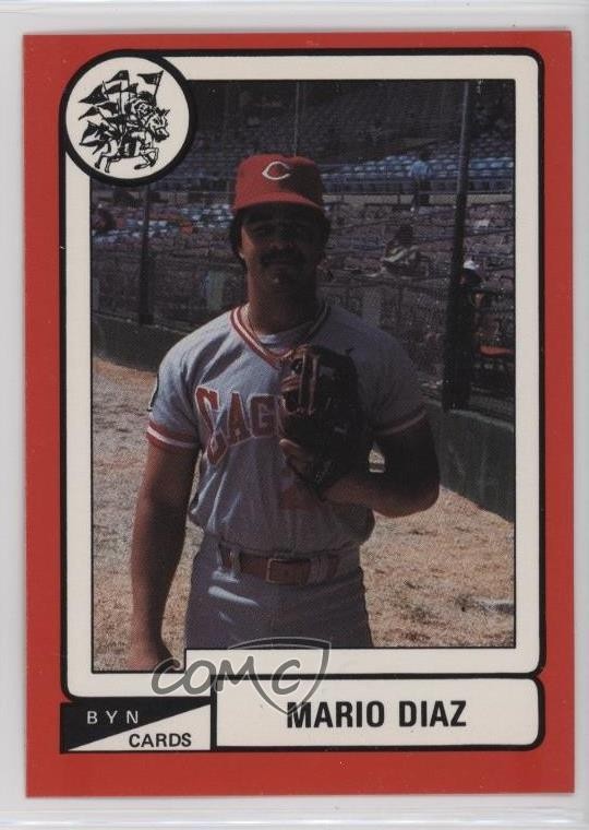 1988-89 BYN Puerto Rico Winter League Mario Diaz #39 Rookie RC 1c7