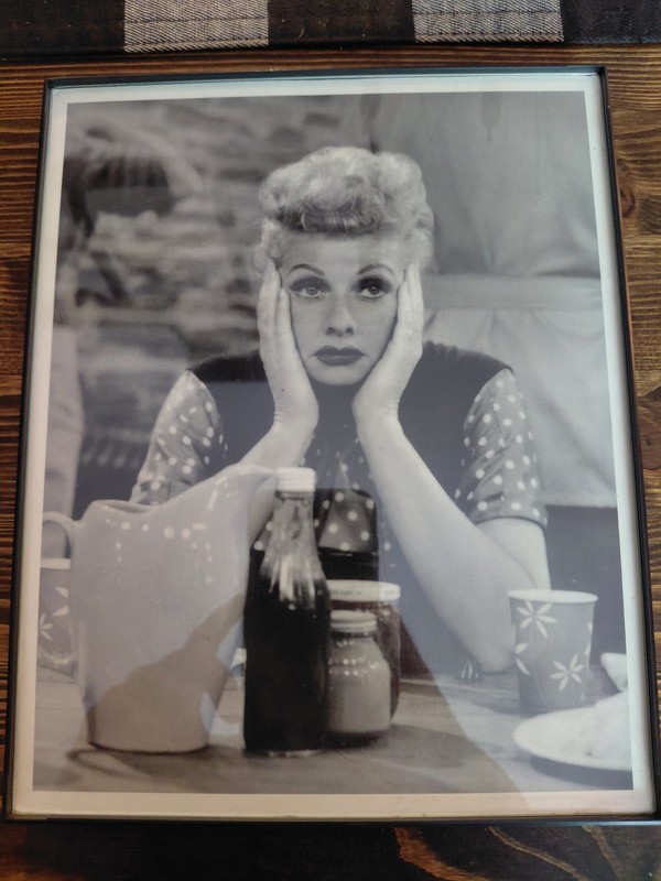 I love lucy picture with frame Classic