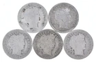 Better Lot 5 1905-O 1905-S 1898 1903-O 1903-O Barber Dime 0.50 Face *230