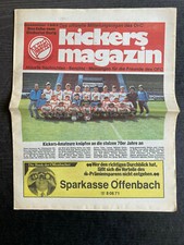 BL 83/84 Kickers Offenbach - SV Waldhof Mannheim, 10.12.1983