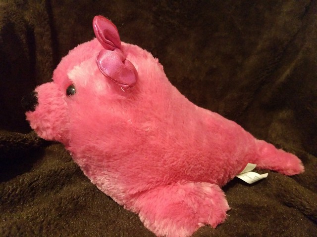 pink seal plush
