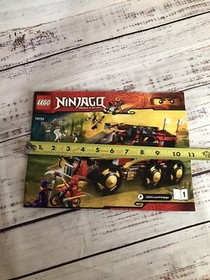 Lego 70750 NINJAGO Masters of Spinjitzu Manual ONLY Booklet Instructions 
