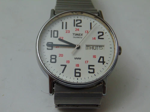 Vintage Easy Reader Unisex Timex Quartz Watch T86 T 86 - Works Great New Battery