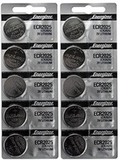 20 FRESH Genuine Energizer CR2025 ECR2025 3V Coin Button Batteries Fast Shipping