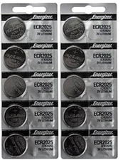 20 FRESH Genuine Energizer CR2025 ECR2025 3V Coin Button Batteries Fast Shipping