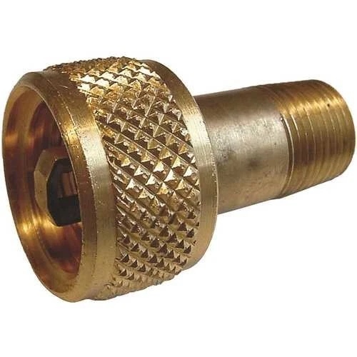 MARSHALL EXCELSIOR MEC ME141 1-1/4 F. ACME x 1/2" MPT Brass Propane Vapor Adapter Coupling