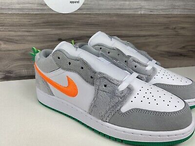 Nike Air Jordan 1 Low SE Smoke Grey Orange White Rabbit Nike Air Jordan 1 Low SE Smoke Grey Orange White Rabbit