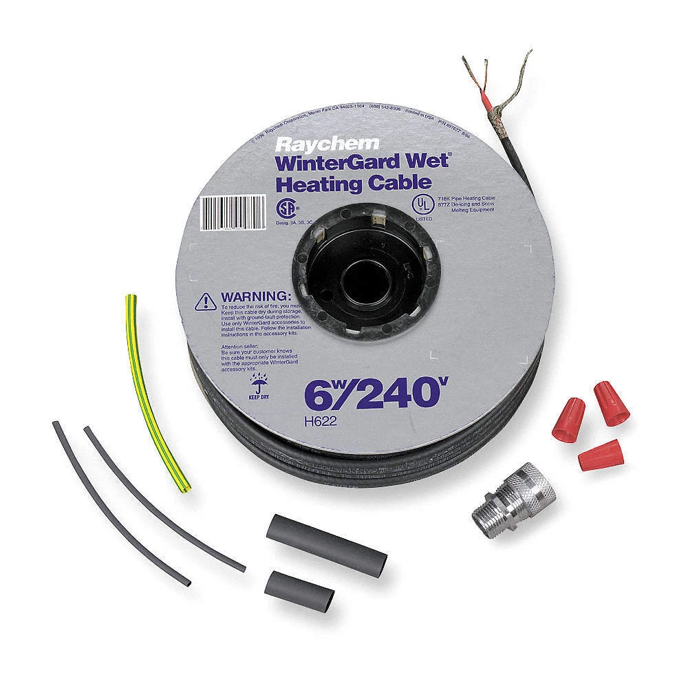 RAYCHEM 449467-000 Cut-To-L Elct Heating Cble Kt,100ft,240V 715629000231 |  eBay