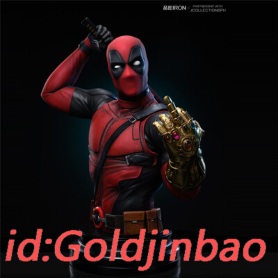 PJMQ Studio Deadpool Bust Model Resin Pre-order 1/2 H48cm Infinity Gauntlet New