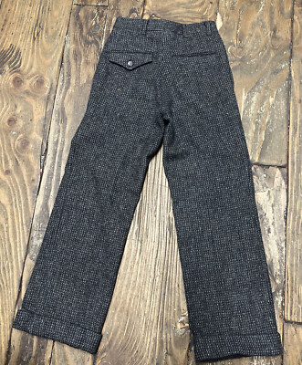 Vintage Polo Ralph Lauren Boy's 8-10 Wool 80s Tweed Cuffed Vintage Polo Ralph Lauren Boy's 8-10 Wool 80s Tweed Cuffed