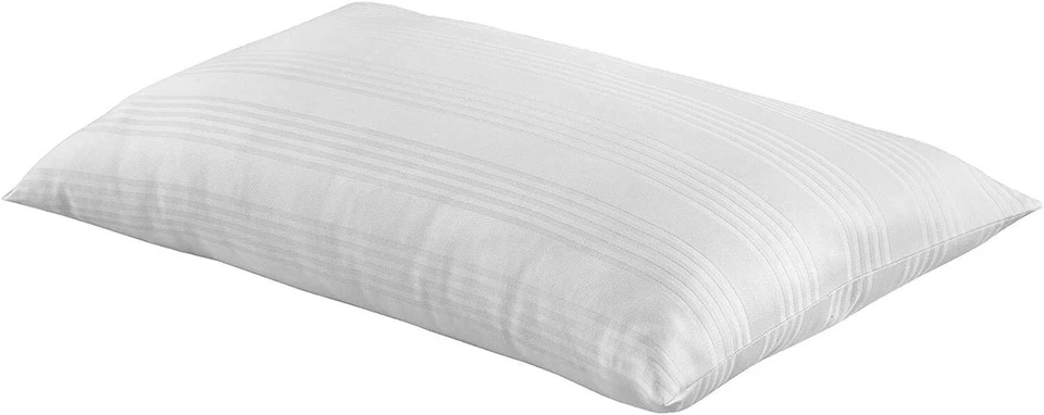 Copriguanciale Federe Set da 4 Bianco in Puro Cotone 50x80 cm Fasciato Cerniera - Immagine 3 di 3