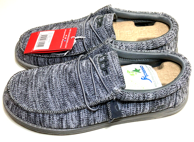Hey Dude Wally B Sox - Grey Multi Knit 