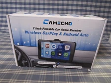 Camecho 7" Wireless Apple CarPlay Android Auto Touch Screen Car Radio Stereo F/S