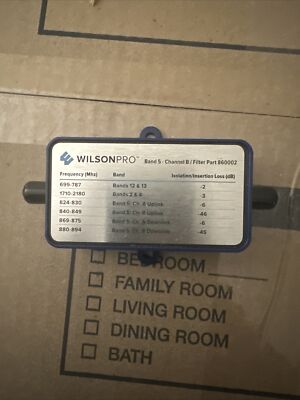 WilsonPro Band 5 Channel B Filter (F Connector) | 860002